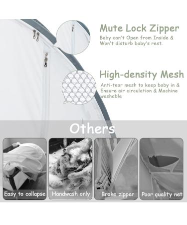 YOMECHEO Baby Crib Tent  Baby Safety Net for Cribs to Keep Baby from Climbing Out  Stable Structure Design with Strong Rods  See-Through Mesh Crib Mosquito Net - Buy Online on GoSupps.com