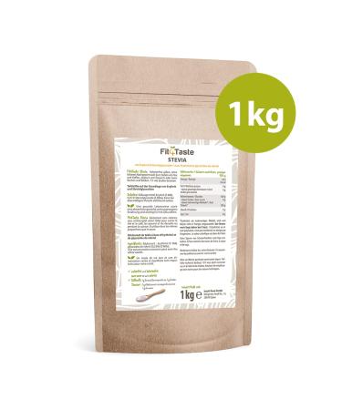 Buy Fit4Taste 3x Stevia Crystalline Sweetener - 3kg | Pure Sweetness No Bitter Aftertaste | Ideal for Cooking & Baking - International Shipping Available - Buy Online on GoSupps.com