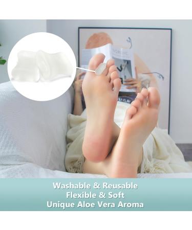 Silicone Toe Separator & Bunion Corrector - 12-Pack Toe Spacers for Overlapping Toe & Hammer Toe Relief - Best for Women & Men - Buy Online on GoSupps.com