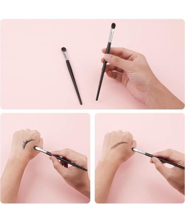 Eyeliner Makeup Brush Set - 7PC Angled Flat & Curved Brushes for Precision Eyeliner & Eyebrows | International Shipping Available - Buy Online on GoSupps.com