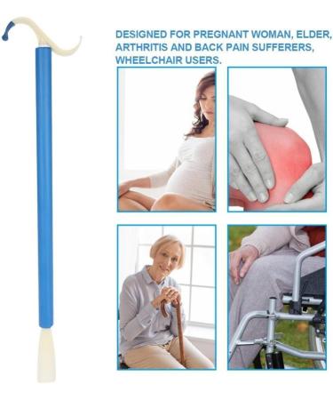 Dressing Stick Aid and Shoe Horn Sock Removal Tool 2-in-1 Tool for Disability Aid for Daily Independent Living - Buy Online on GoSupps.com