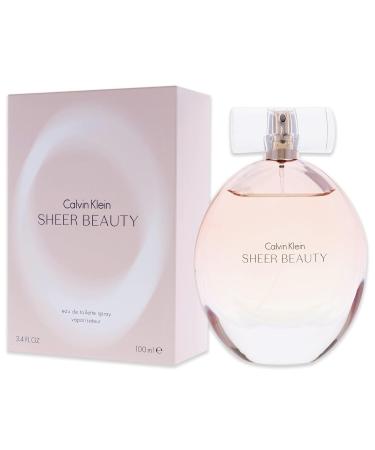 Calvin Klein Sheer Beauty Eau De Toilette Spray for Women 3.4 Ounce - Buy Online on GoSupps.com