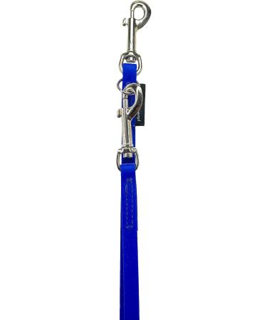 Biothane Dog Leash for Small & Large Dogs | Adjustable Lengths 2m - 5m | Durable Blue 16mm with Silver Hook - Buy Online on GoSupps.com