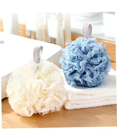 Healeved Bathing Ball Scrubber - Exfoliating Loofah Sponge for Body Wash & Shower | Best Bath Puff & Pouf for Smooth Skin - Buy Online on GoSupps.com