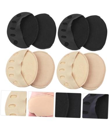 FOMIYES 8 Pairs High Heels Forefoot Pad Socks - Clear Stripper Heel Comfort for Women | Non-Slip Cotton Booties - Buy Online on GoSupps.com