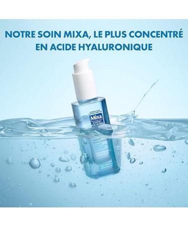 Mixa Expert Sensitive Skin - Hyalurogel Serum - 24H Hydration Booster - Pure Hyaluronic Acid Vitamin B3 + B5 - Buy Online on GoSupps.com