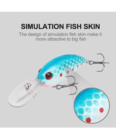ZWMING Bass Crankbait Fishing Lures Set - 14pcs 3D Eyes Swimbait for Freshwater & Saltwater Fishing - Buy Online on GoSupps.com