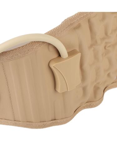Hztyyier Inflatable Lumbar Traction Belt - Soft Cotton Decompression Support for Men 29 Gas Columns Khaki Color - Buy Online on GoSupps.com