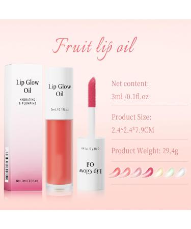 2-Piece Fruit Lip Oil Set (Colors May Vary) - Radiant Moisturizing Gloss for a Healthy Fuller Lip Appearance Raspberry One Size One Size Raspberry - Buy Online on GoSupps.com