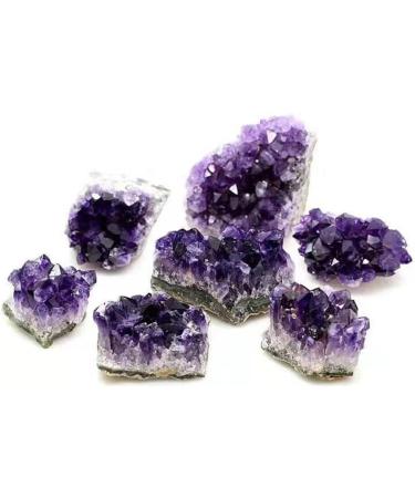 Room Decoration 1pc Natural Amethyst Cluster Quartz Minerals Stones and Crystalsfor Home Decoration Home furnishings 40-60mm - Buy Online on GoSupps.com