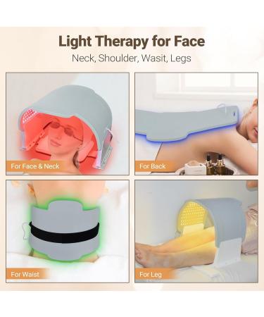 990pcs LED Infrared Face Mask - 7 Colors Light Therapy Device for Home Skincare & Beauty Treatment - Buy Online on GoSupps.com