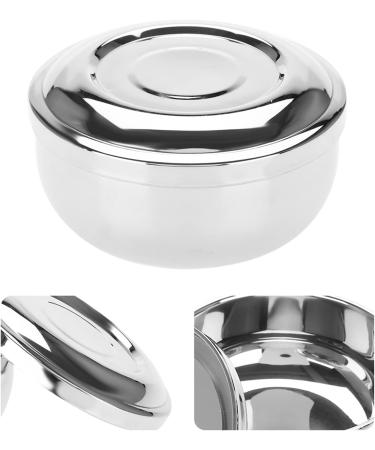 ANKROYU Stainless Steel Shaving Mug - Portable Beard Soap Bowl with Lid for Travel & Home Use - Buy Online on GoSupps.com