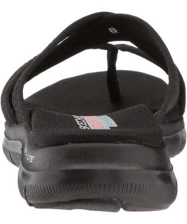 Skechers Flex Appeal 2.0 Start Up Sport Sandal - Unisex, Size 8, Black/Black - Buy Online on GoSupps.com