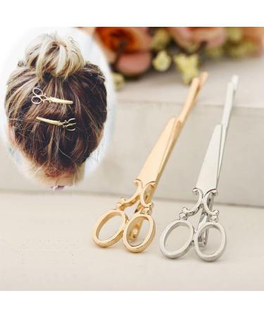 5 Pack Creative Scissors Shape Hair Clips - Stylish Accessories for Women & Girls - Buy Online on GoSupps.com