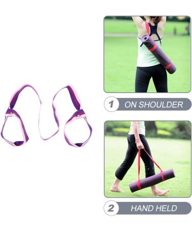 Yoga Mat Carry Strap Sling - Adjustable Band for Home & Travel - Assorted Colors - 134x4cm - Buy Online on GoSupps.com