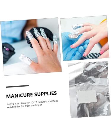 Ipetboom Lingettes Dissolvantes pour Ongles Gel 300 Pi ces Feuilles D'aluminium Tremper Taille Standard pour Retrait Vernis Semi-permanent Soins Ongles Usage Professionnel - Buy Online on GoSupps.com