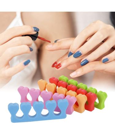 10 Soft Sponge Toe Separators for Pedicure & Manicure - Nail Art Dividers for Women and Men - Beauty Accessories - Buy Online on GoSupps.com