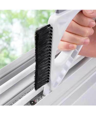 Buerfu Window Groove Cleaning Brushes - 3-in-1 Window Track Cleaner Multifunctional - Cleaning Brush Set with Hangable Design for Kitchen Bathroom - Buy Online on GoSupps.com