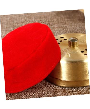 Gleavi Moxa Accessories | Moxibustion Moxa-Box Cover | Practical Moxibustion Cover | Flocking Red Hood Container for Optimal Healing - Buy Online on GoSupps.com