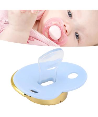 Baby Pacifier for 6-18 Months | BPA-Free Silicone Bling Pacifier with Clip - Blue - Buy Online on GoSupps.com
