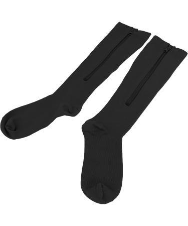Buy Weikeya Women's Compression Stockings with Zipper - Closed Toe 15-20 mmHg XXL Black | Muscle Regeneration Aid & Fatigue Prevention - Buy Online on GoSupps.com