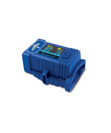 Medline High-Impact Fingertip Pulse Oximeter OLED Display Adult - Oxygen Saturation and Pulse Rate Monitor
