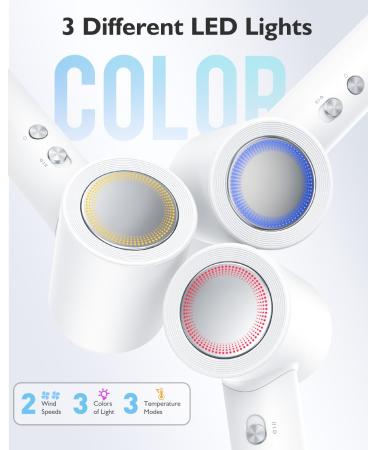 Buy Professional 1500W Ionic Hair Dryer | Fast Drying Low Noise Portable - Perfect for Home & Travel - Buy Online on GoSupps.com