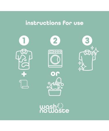 Wash No Waste Detergent Strips (192 Washes) | Hypoallergenic Biodegradable Vegan & Plastic-Free Cleaning Solution - Buy Online on GoSupps.com