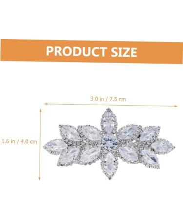 FRCOLOR Diamonds Hair Clip Rhinestone Hair Clip Bride Spring Clip Diamond Rhinestone Bridal Rhinestones Hair Clip - Buy Online on GoSupps.com
