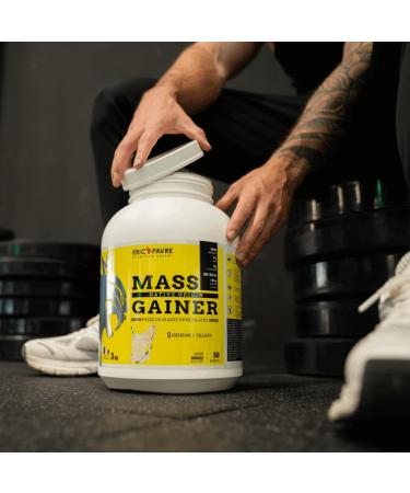 MASS GAINER NATIVE PROTEIN - Prot ines et Glucides Bi-Sources Prise de Masse Rapide Gain de poids et Masse Musculaire - 3kg - Saveur Cookies - Eric Favre Cookies & cream 3kg - Buy Online on GoSupps.com
