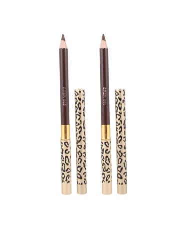 GALPADA Crayon Sourcils Waterproof 2 Pi ces Stylo Sourcils Double Extr mit Pinceau Int gr Couleur Naturelle 5 Clair Caf Maquillage Pr cis et Coiffage pour Usage Quotidien et