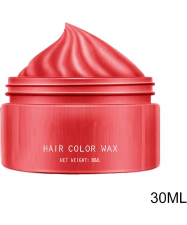 Jingmiger Hair color wax 30 ml temporary color wax washable styling paste for women young people parties fancy dress parties Red 1 unit Lot de 1 - Buy Online on GoSupps.com