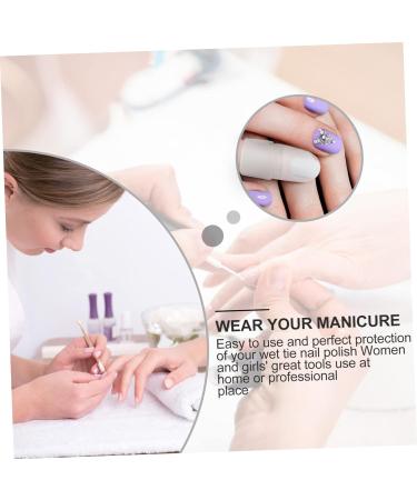 Healeved 20pcs Nail Case Nail Gel Polish Soak off Remover Caps Reusable Nail Varnish Tip Manicure Polish Varnish Cover Nail Polish Varnish Shield Nail Polish Shield Milk Safety Mask Plastic 4x2cm As Shown - Buy Online on GoSupps.com