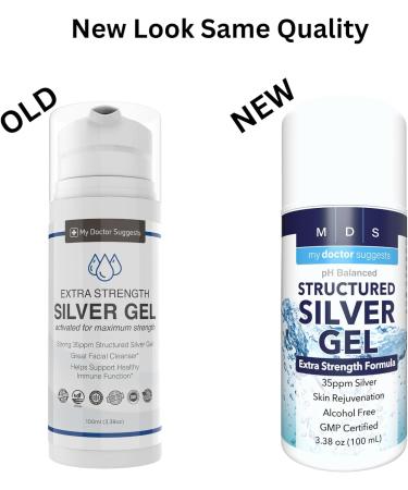 Extra Strong 35ppm Advanced Silver Gel - Hygienic and Effective - Buy Online on GoSupps.com