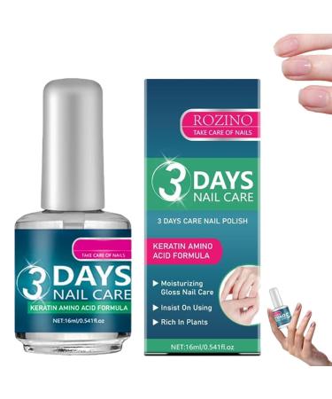 3 Days Nail Care Rozino 3 Days 3days Nail Care Liquid 16 ml Strengthening Nail Serum with Amino Acid Formula