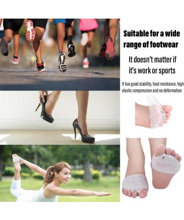 Silicone Toe Spreader Set - Bunion & Hammer Toe Correction Gel Separator for Pain Relief - 4 Pairs - Buy Online on GoSupps.com