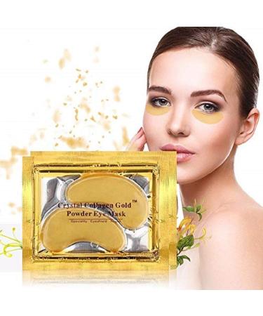 Premium Crystal Gold Collagen Eye Masks | Anti-Aging Hydration with Lavender Oil & Hyaluronic Acid 3 Pack Skin Care Patches - Buy Online on GoSupps.com