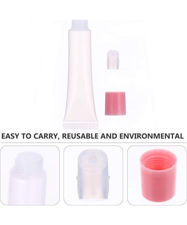 FRCOLOR 15ml Empty Lip Gloss Tubes - Refillable Squeeze Tubes (50pcs Rose Pink) for DIY Beauty - Buy Online on GoSupps.com