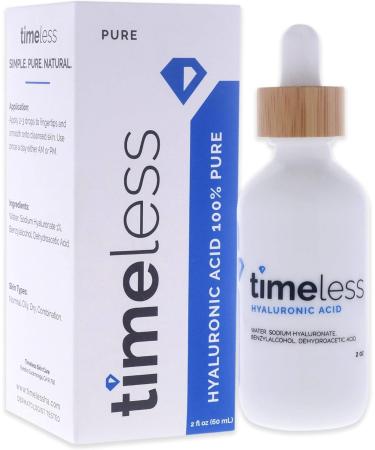 Timeless Hyaluronic Acid 100 Percent Pure Serum Unisex 2 oz - Buy Online on GoSupps.com