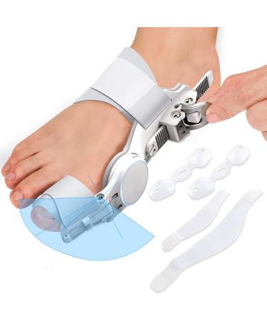 Donnetty Bunion Corrector for Women & Men, Orthopedic Bunion Toe Straightener, Adjustable Bunion Splint Bunion Pads Day Night Support with Toe Separator for Bunion Relief One Size - Buy Online on GoSupps.com
