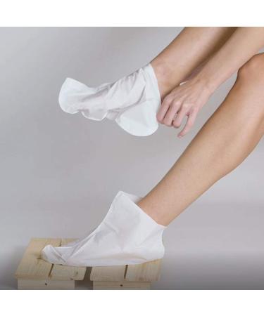 Skin IV Foot Cosmetic Socks - Jojoba Oil Shea Butter & Aloe Butter - Refreshing Disposable Foot Mask - 2 Pack for Soft Feet - Buy Online on GoSupps.com