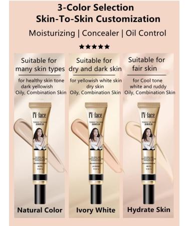 3Pcs FV Concealer Foundation FV Tender the Skin Full Coverage Foundation Long-Lasting Waterproof Moisturizing Smooth and Oil-Free Liquid Foundation.(Moisturize Skin) - Buy Online on GoSupps.com