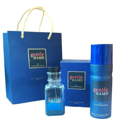 GENTLE HAMD Harmony Unisex Fragrance Gift Combo: Long-Lasting Eau de Perfume +Free Deodorant Set - 100ml + 200ml