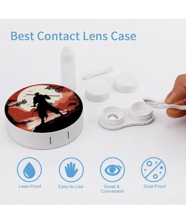 Samurai Portable Travel Contact Lens Case - Compact Storage Box for Contacts | International Shipping Available - Buy Online on GoSupps.com