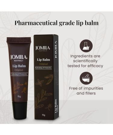 Jomila Original Lip Balm - Nourishing Lip Care for Dry & Cracked Lips with Australian Lanolin | 15g | Unisex - Buy Online on GoSupps.com