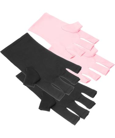 FOMIYES 10 Pairs Nail Gloves Protective Gloves Hand Gloves for Protection Uv Manicure Gloves Uv Protection Gloves Pink Gloves Uv Gloves Protector Polyester Miss - Buy Online on GoSupps.com