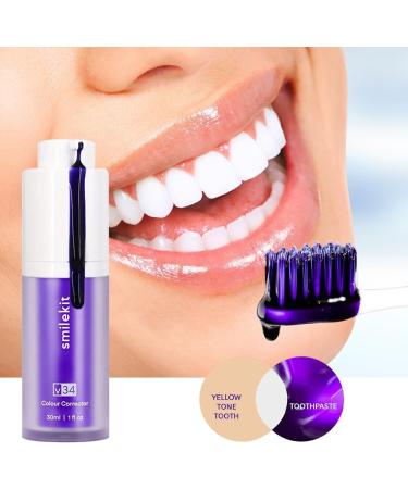 Buy MineUp 3PC Violet Toothpaste - Ultimate Purple Toothpaste for Whiter Teeth Removes Coffee & Smoke Stains - Buy Online on GoSupps.com
