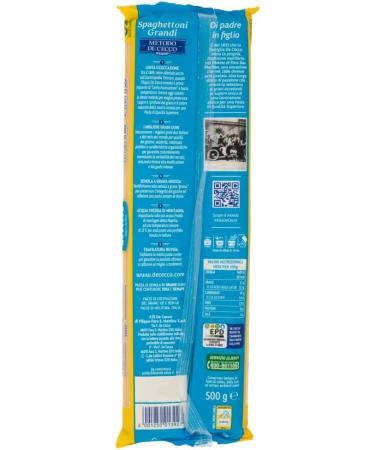 De Cecco 10 x 100 Italy Italy Italys Italy Grans N degree 414 dough 500 g + Itales goort Polpa 400 g - Buy Online on GoSupps.com