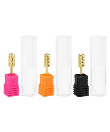 VOCOSTE 1 Set Nail Drill Bits for Nail Polishing Peeling Gold Tone