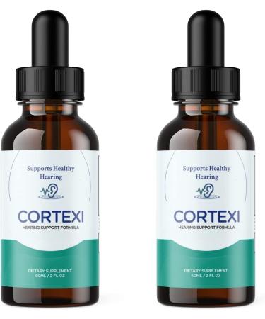 YEGE Cortexi Hearing Support Drops - Promotes Auditory Clarity & Eardrum Health - 2 Pack (2.0 Fl Oz) - Buy Online on GoSupps.com